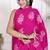 Floral printed pure cotton ethnic saree for woman