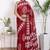 Floral printed pure cotton ethnic saree for woman