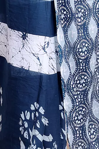 Floral printed  cotton ethnic saree for woman