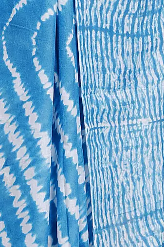 Lehariya printed  cotton ethnic saree for woman