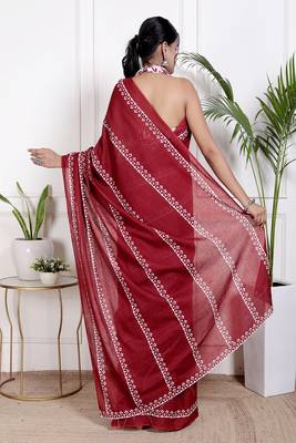 Lehariya printed  cotton ethnic saree for woman 2