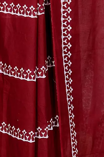 Lehariya printed  cotton ethnic saree for woman