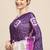 Purple Shaded Zari Checks Art Silk Saree