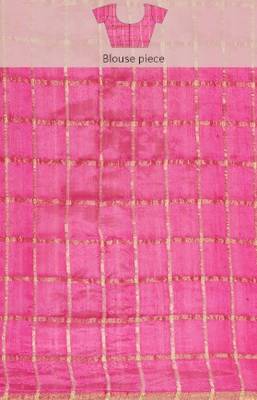 Purple Shaded Zari Checks Art Silk Saree 5
