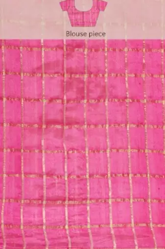 Purple Shaded Zari Checks Art Silk Saree