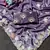 Purple Color Thred work silk  Saree