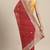 Red Bandhani Gota Patti Work Georgette Saree