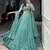 Sea Green Beaded Embroidered Gold Coin Lehenga Choli