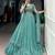 Sea Green Beaded Embroidered Gold Coin Lehenga Choli
