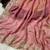 Pink Color embroidery work with  Sequence Butti Satin Saree