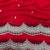 Red Color Multi Emrodairy Work  Satin Saree