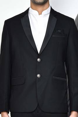 Black colour men's coat 3