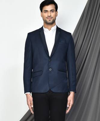 N blue colour men's coat 1
