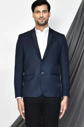 N blue colour men's coat