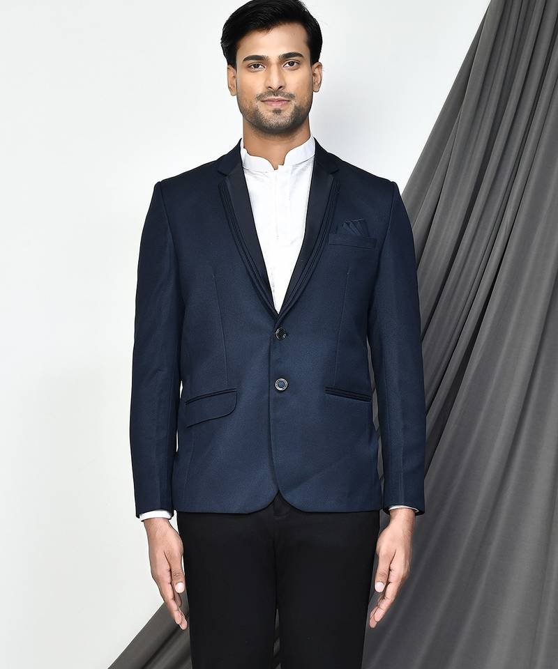 N blue colour men's coat