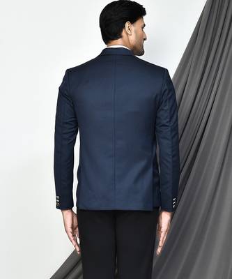 N blue colour men's coat 4