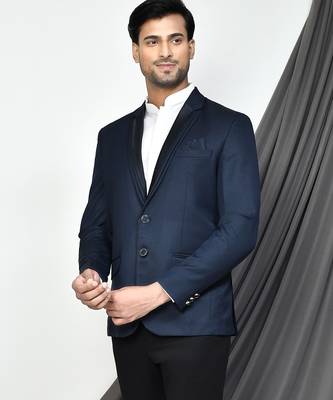 N blue colour men's coat 5