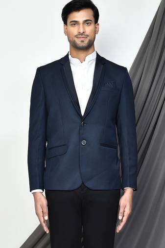 Blue colour men's coat