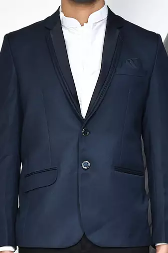 Blue colour men's coat