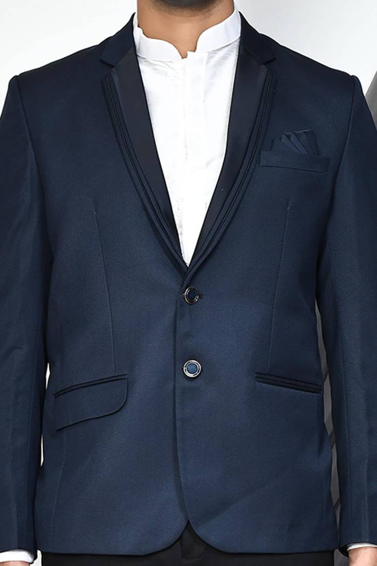 Blue colour men's coat