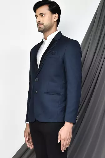 Blue colour men's coat