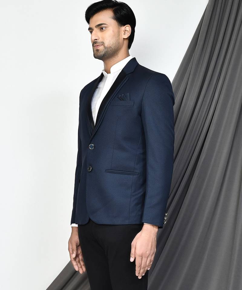 Blue colour men's coat