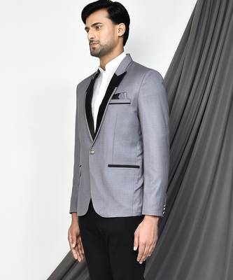 Grey colour men's coat 1