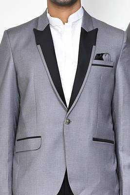 Grey colour men's coat 2