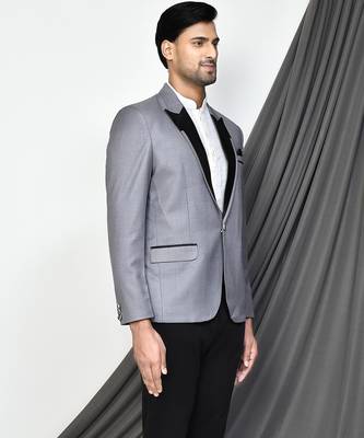 Grey colour men's coat 3
