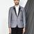 Grey colour men's coat