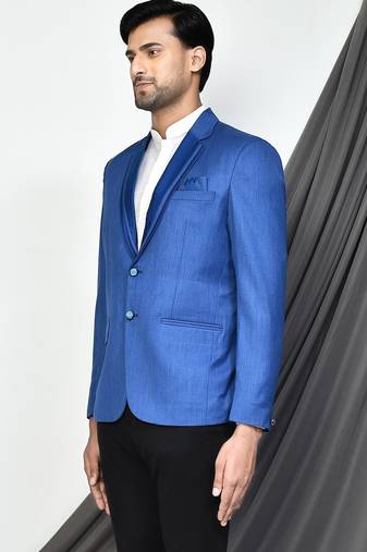 Blue colour men's coat