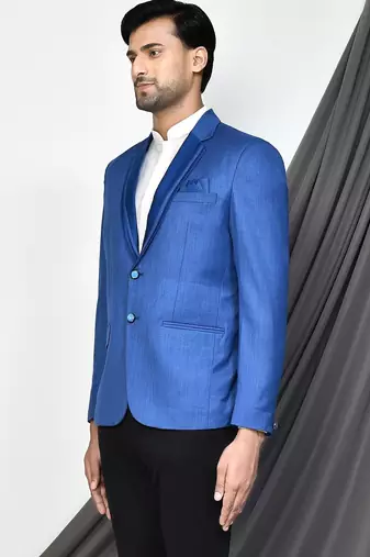 Blue colour men's coat