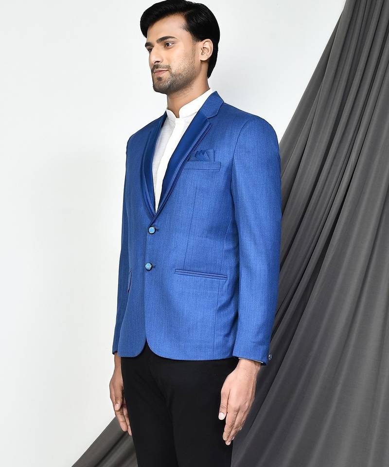 Blue colour men's coat