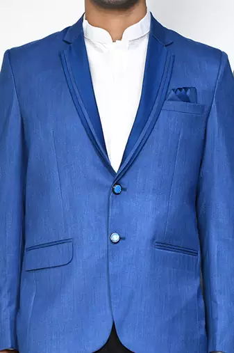 Blue colour men's coat