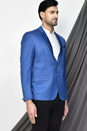 Blue colour men's coat