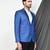 Blue colour men's coat