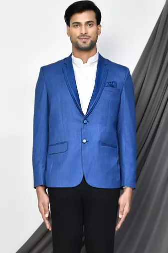 Blue colour men's coat
