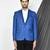 Blue colour men's coat