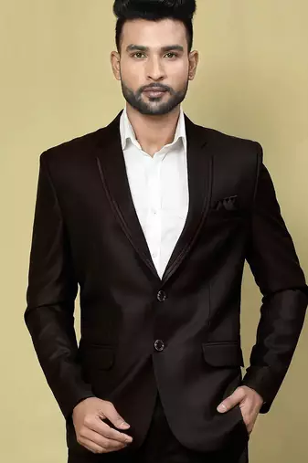 Burgundy colour men's coat