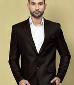 Burgundy colour men's coat