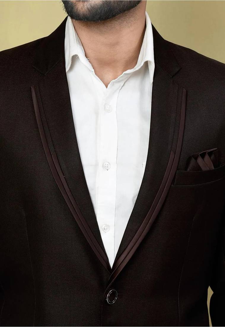 Burgundy colour men's coat