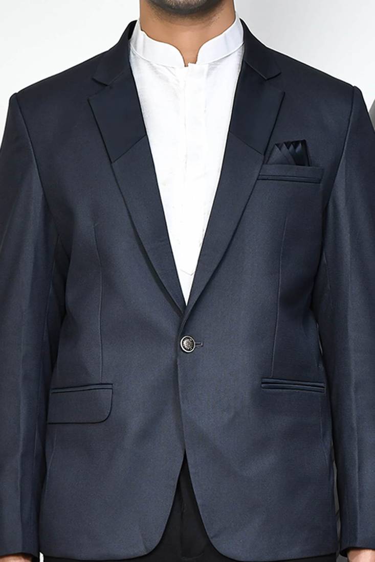 D grey colour men's coat