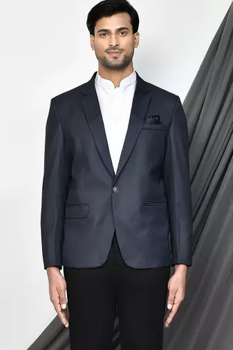 D grey colour men's coat