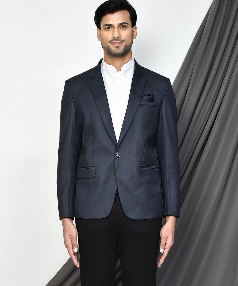 D grey colour men's coat