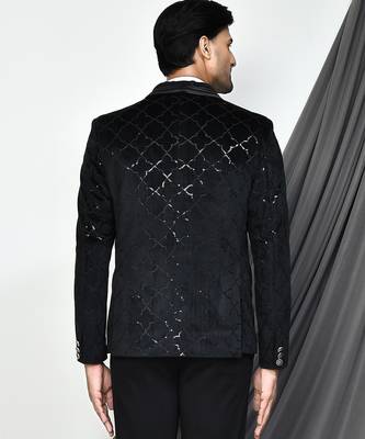 Black colour men's coat 2
