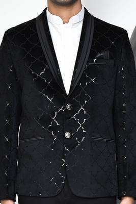 Black colour men's coat 3