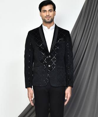 Black colour men's coat 1