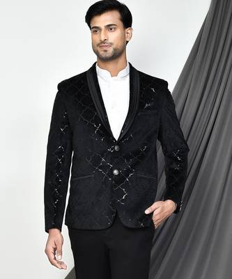 Black colour men's coat 4