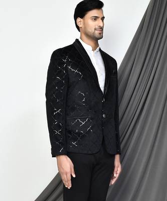 Black colour men's coat 5