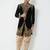 Black velvet straight handwork sherwani for men's